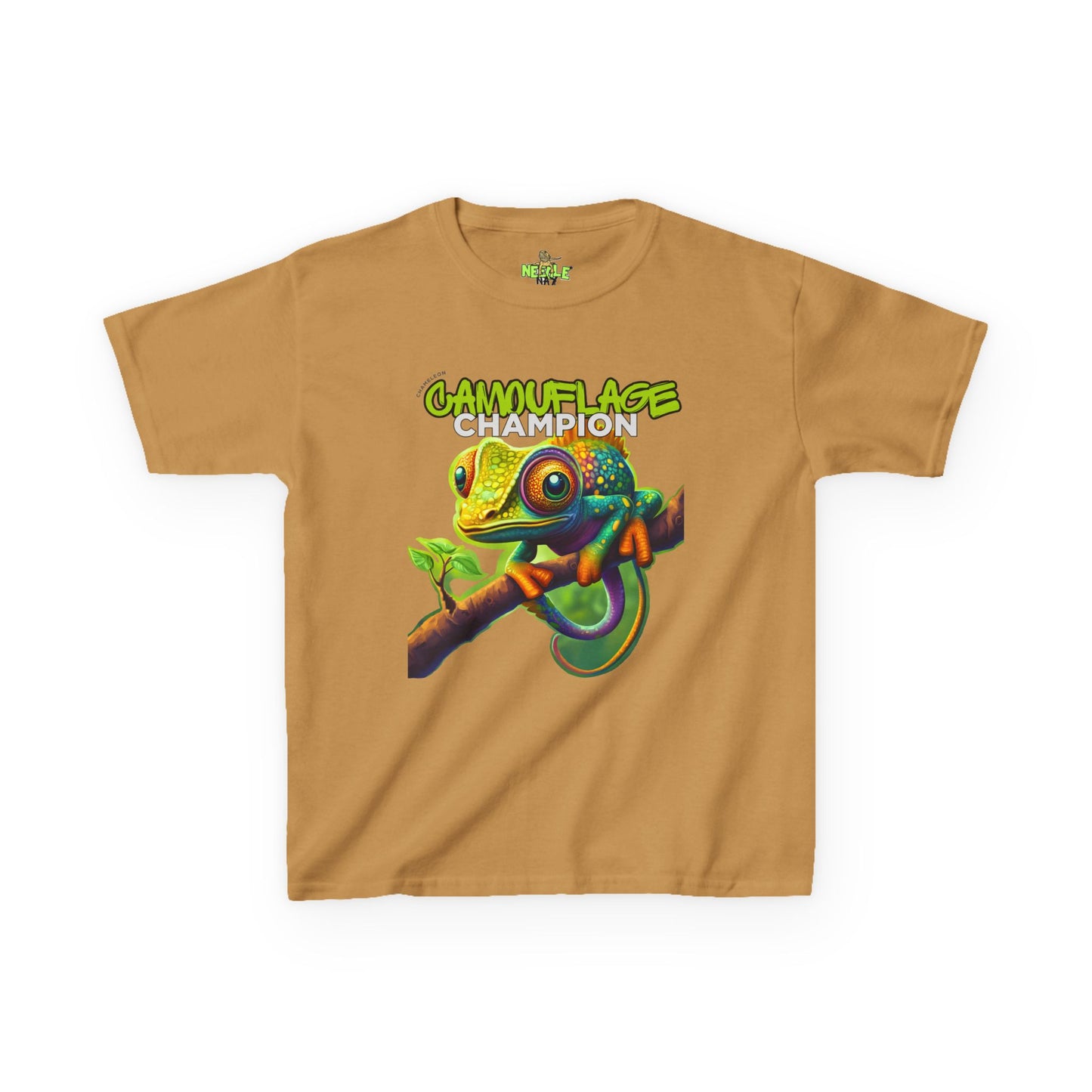 Camouflage Champion – Kids' Chameleon Graphic Tee