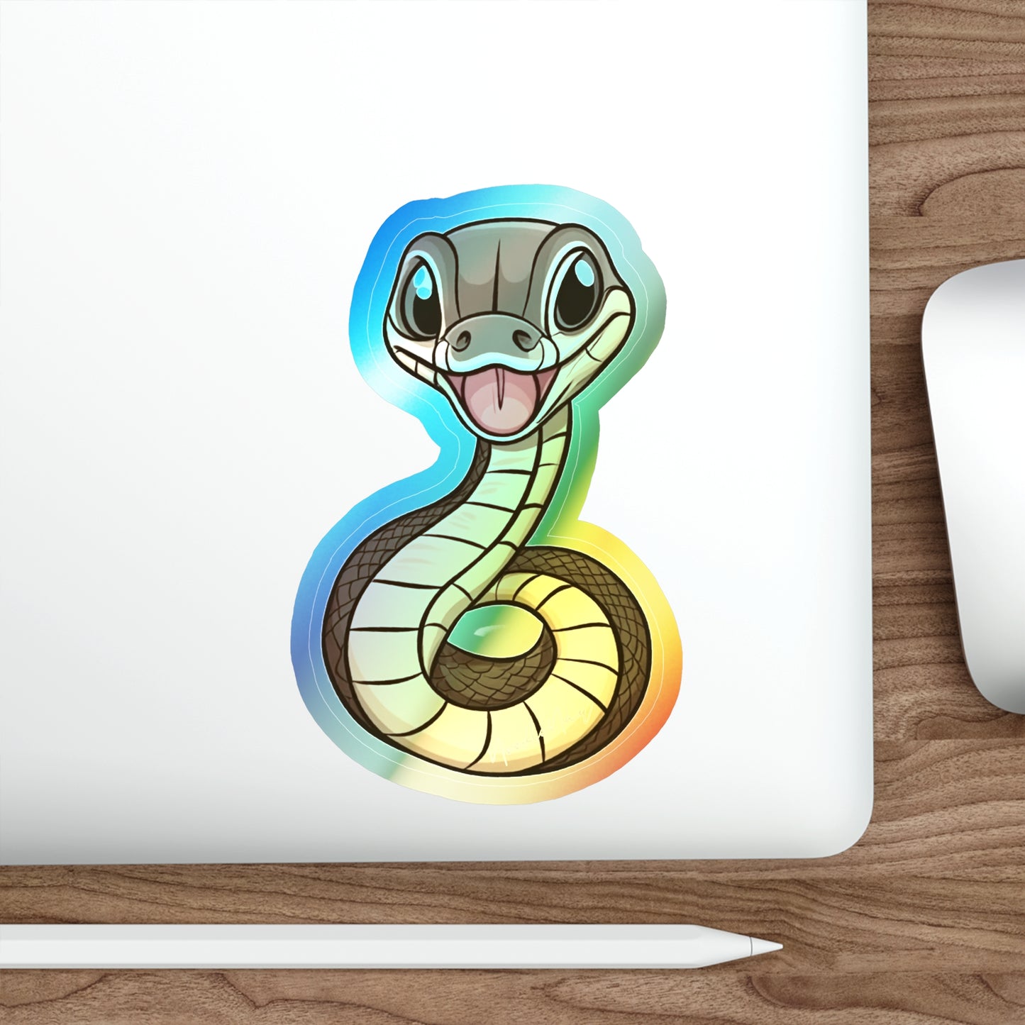 Reptile Cuties– Holographic Cobra Sticker