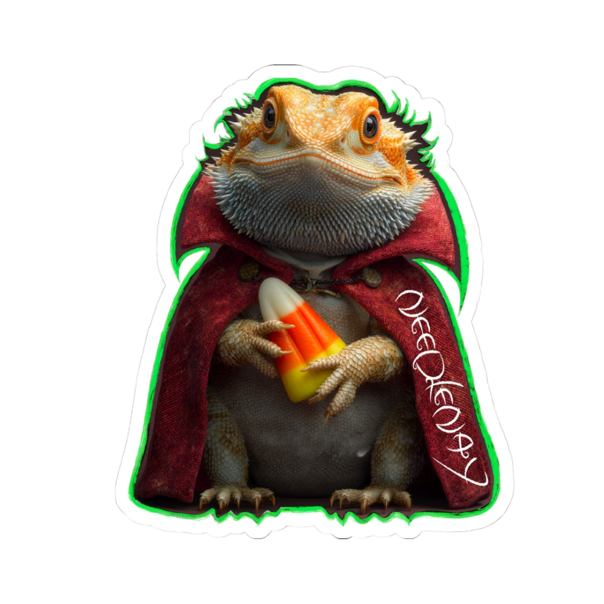 Boo-Beardie Sticker