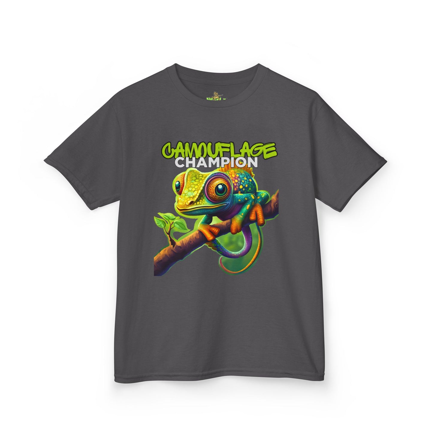 Camouflage Champion – Kids' Chameleon Graphic Tee