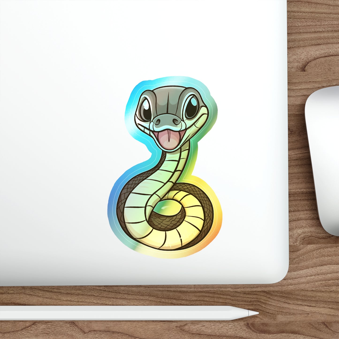 Reptile Cuties– Holographic Cobra Sticker