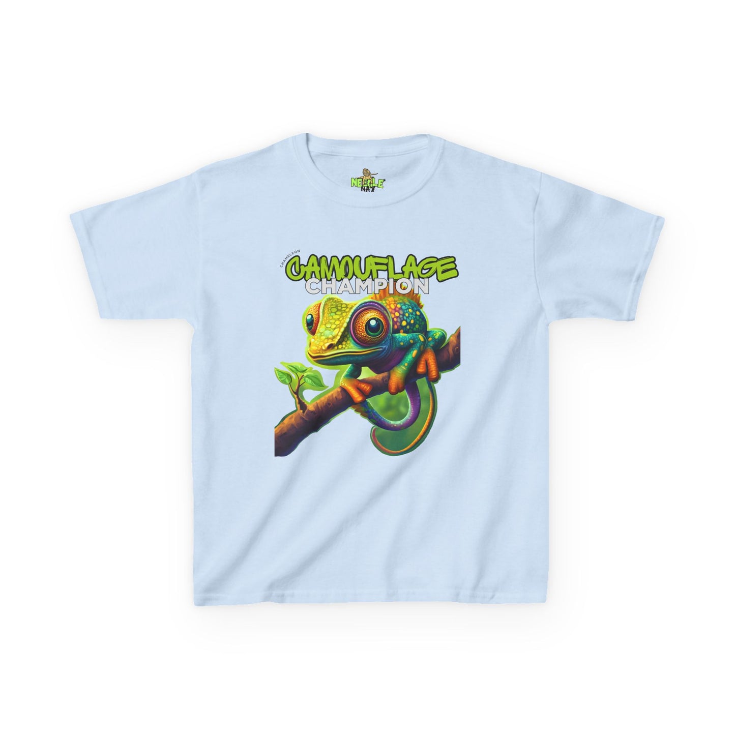 Camouflage Champion – Kids' Chameleon Graphic Tee