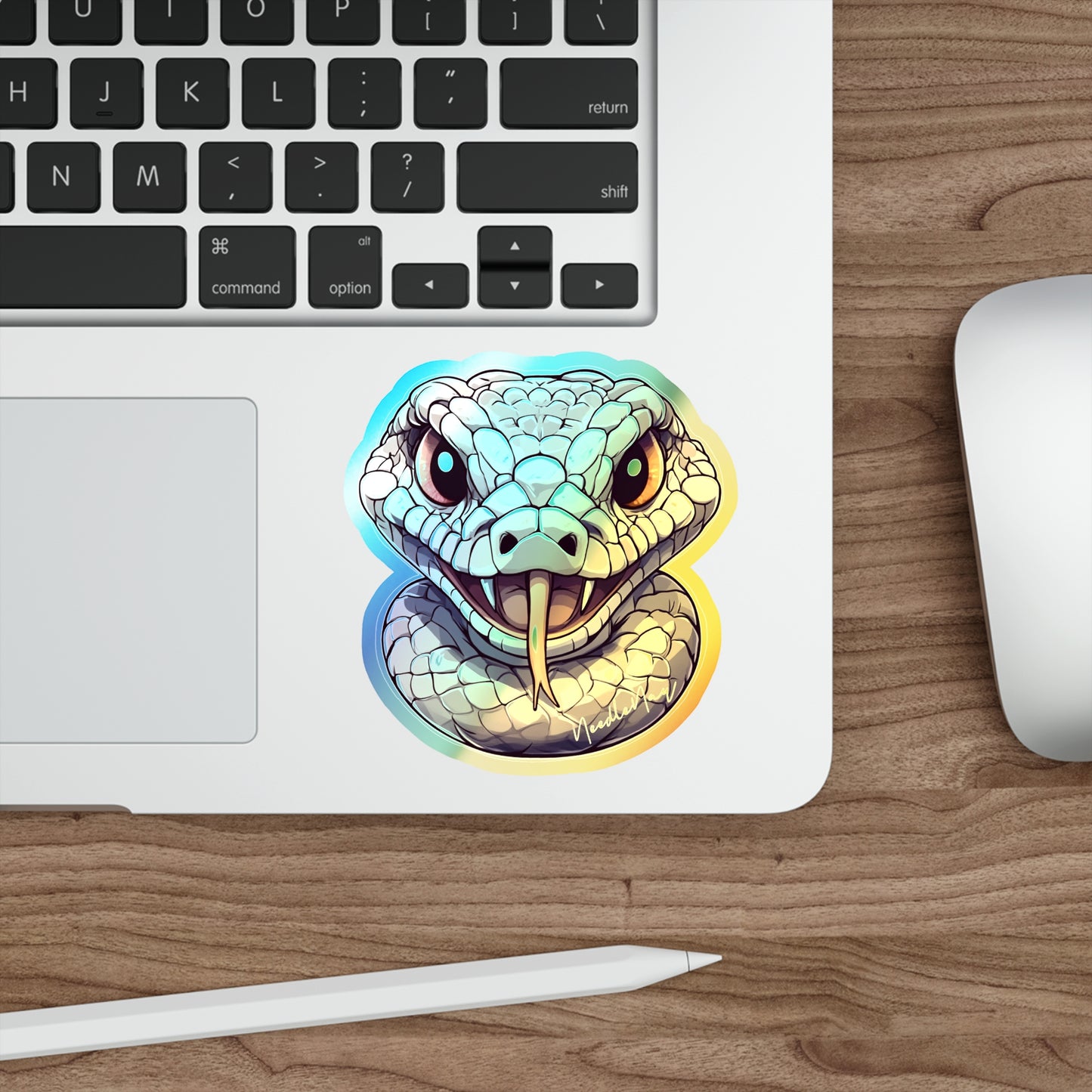 Reptile Cuties – Holographic Viper Sticker