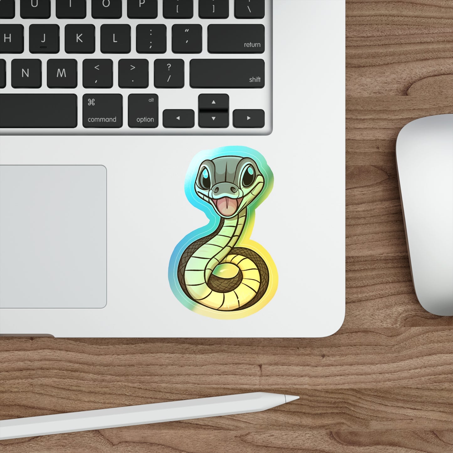 Reptile Cuties– Holographic Cobra Sticker