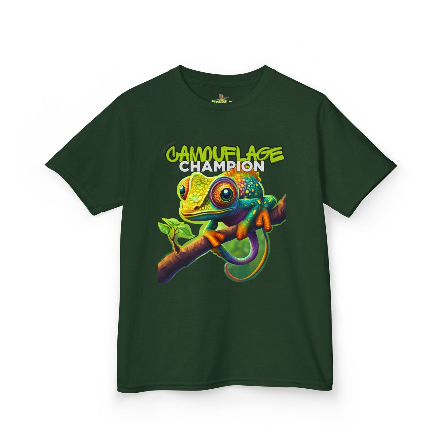Camouflage Champion – Kids' Chameleon Graphic Tee