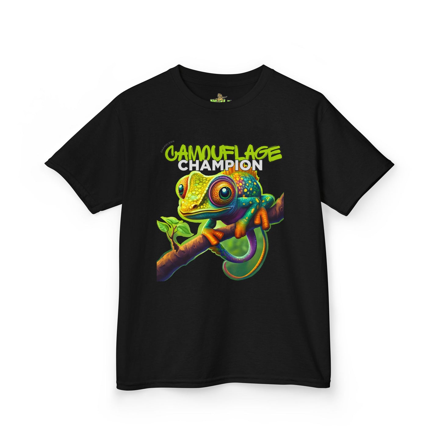 Camouflage Champion – Kids' Chameleon Graphic Tee