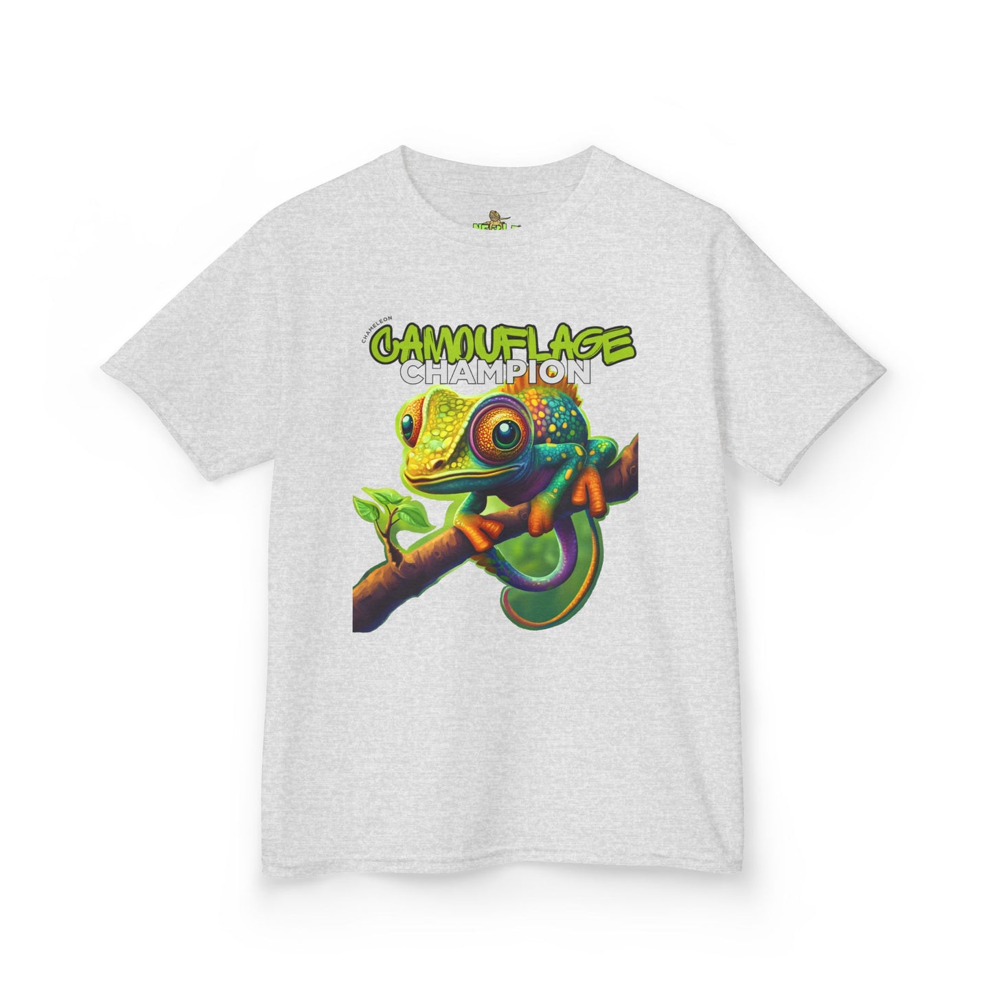 Camouflage Champion – Kids' Chameleon Graphic Tee