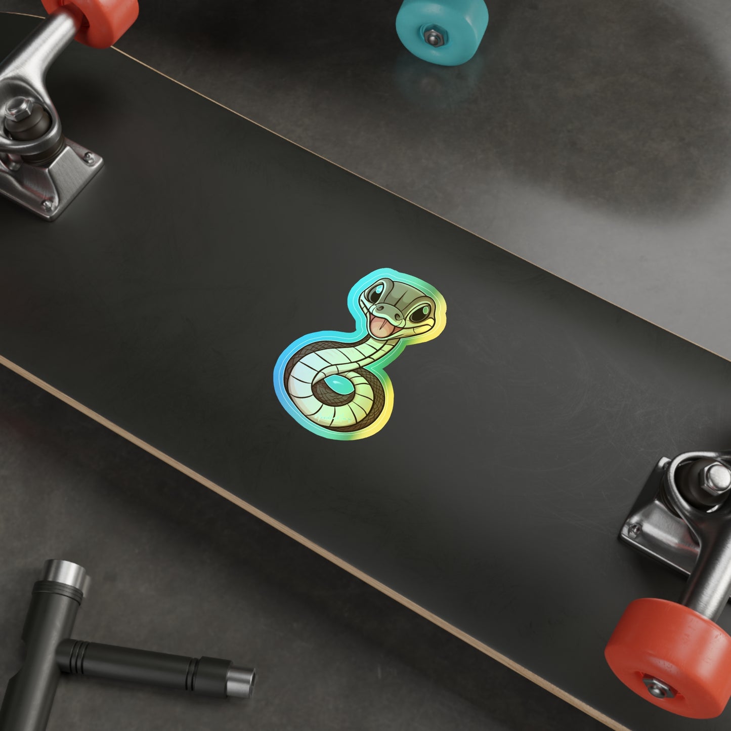 Reptile Cuties– Holographic Cobra Sticker
