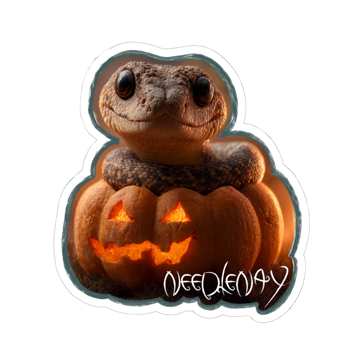 Pumpkin Slither Sticker