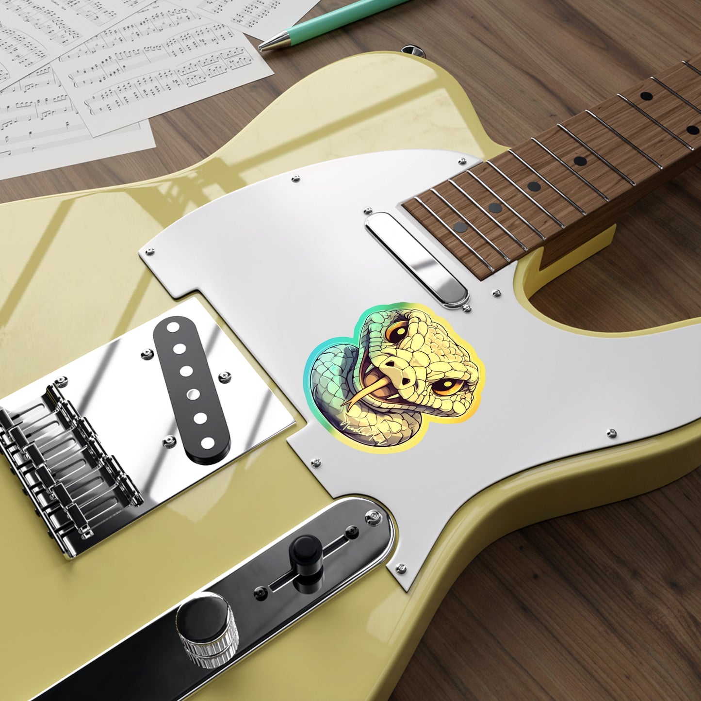 Reptile Cuties – Holographic Viper Sticker