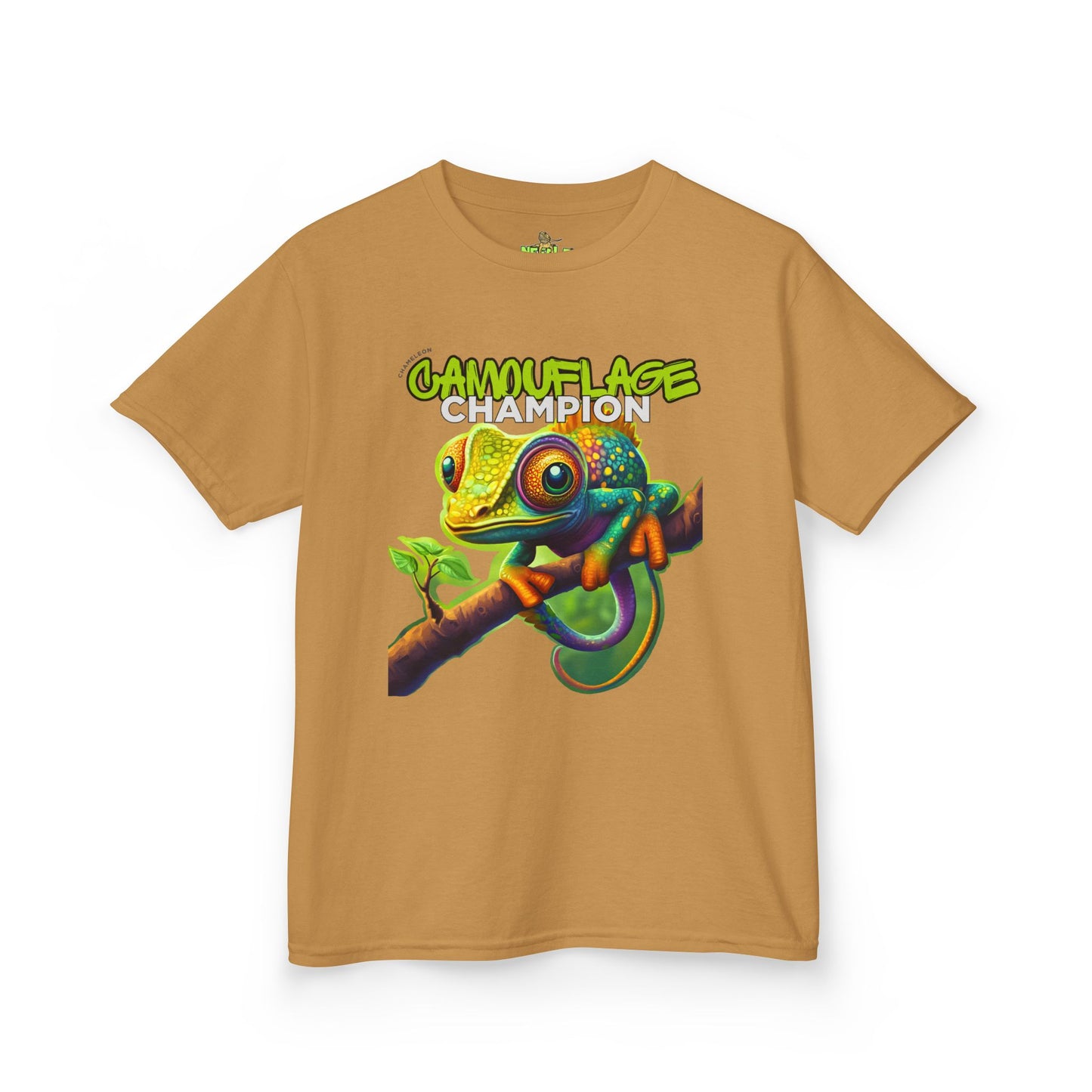 Camouflage Champion – Kids' Chameleon Graphic Tee