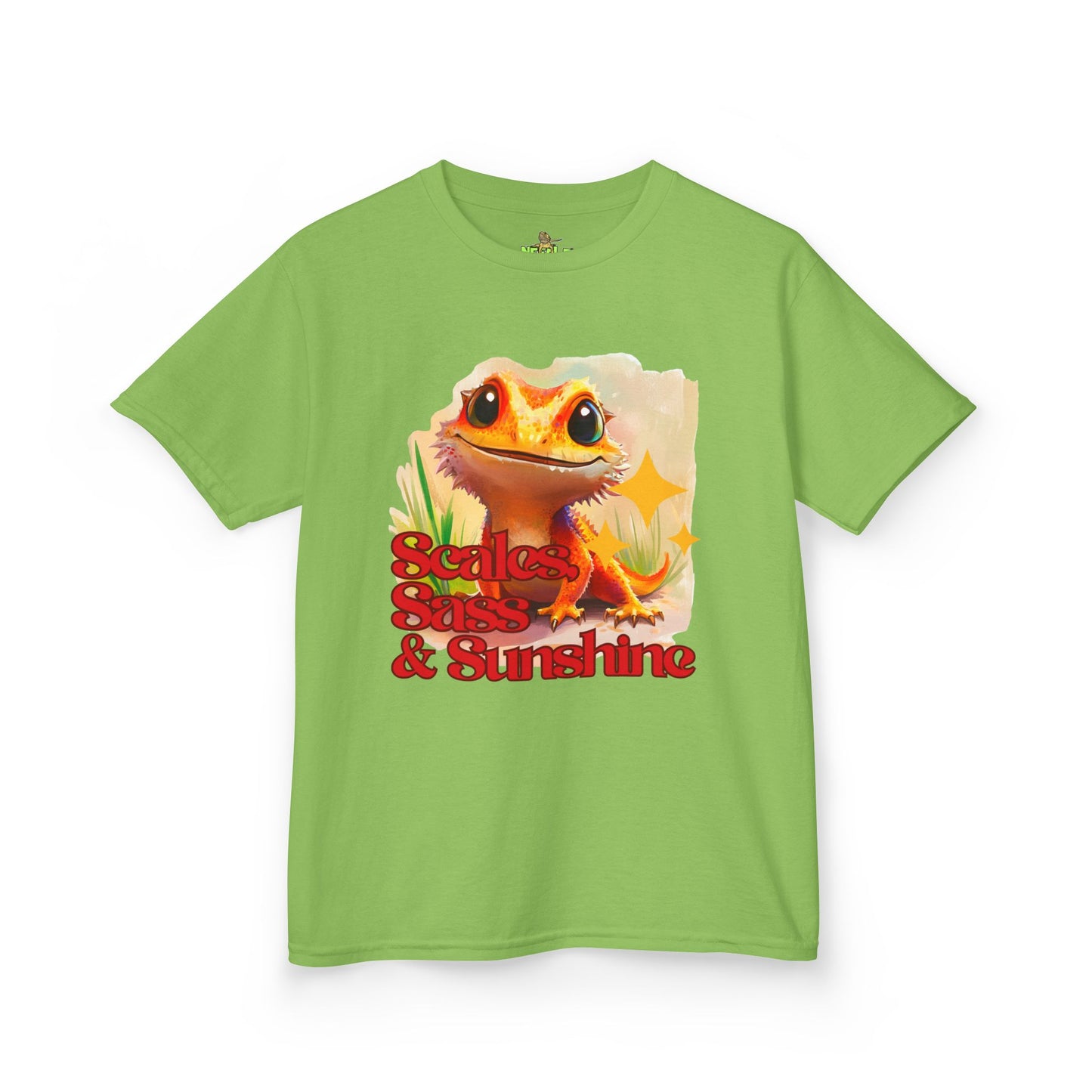 Kids Sassy Scales Tee – Kids' Bearded Dragon Graphic Tee