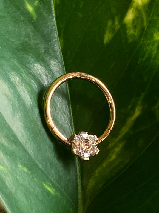 Flower Clicker Ring