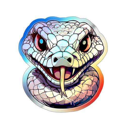Reptile Cuties – Holographic Viper Sticker