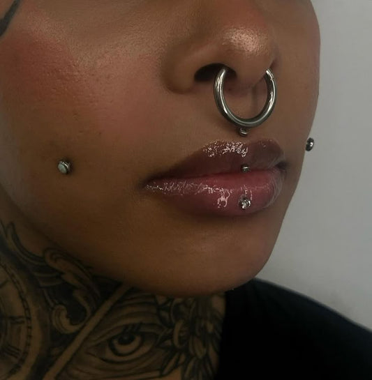 Cheek Piercings