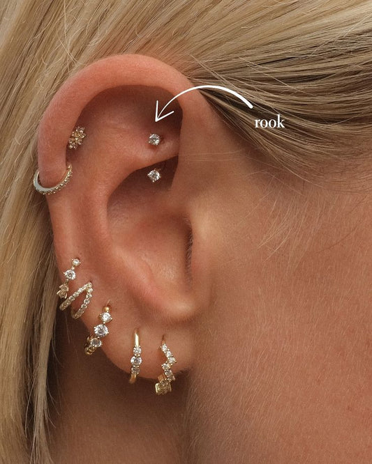 Faux Rook Piercing